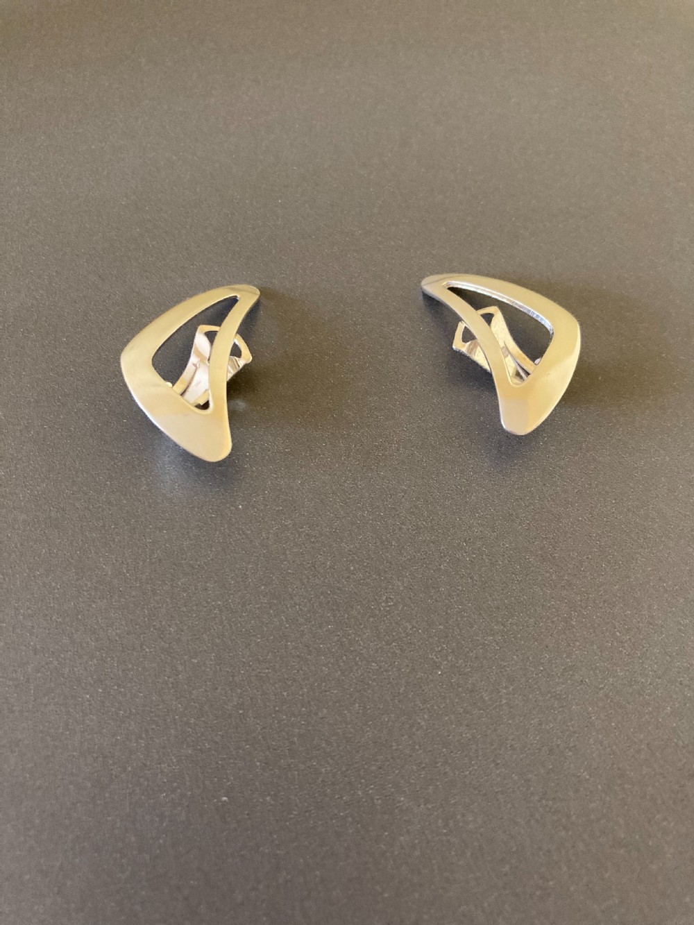 Danish Silver Earrings. By N E From View II