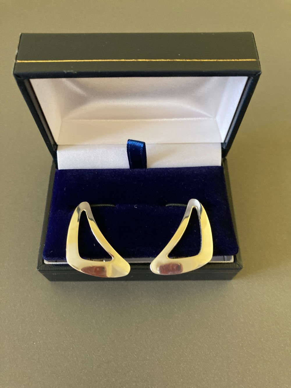 Danish Silver Earrings. By N E From View III