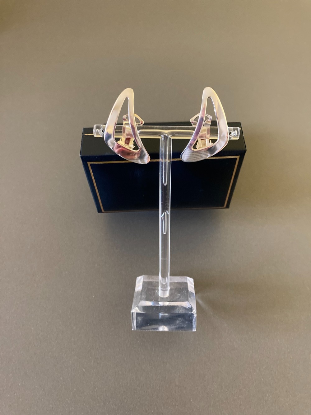 Danish Silver Earrings. By N E From View IV