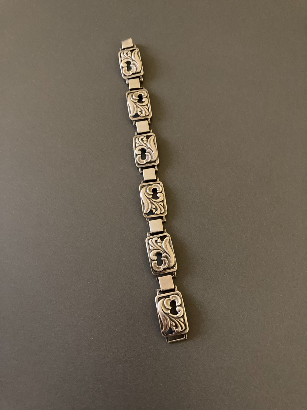 Danish Silver Bracelet. 1940s. By Eiler and Marloe.