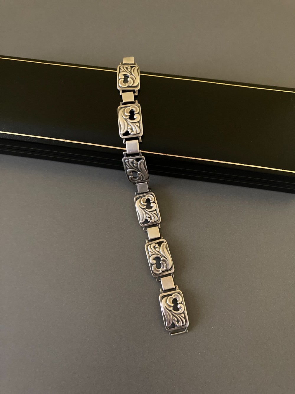 Danish Silver Bracelet. 1940s. By Eiler and Marloe. View V