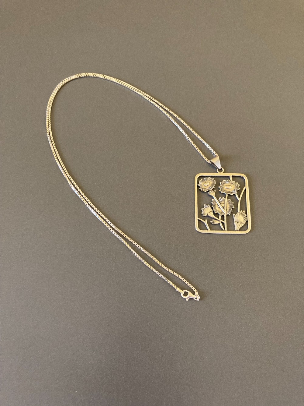 Danish Silver Pendant. 1960s. By Chr. Veilskov. View II