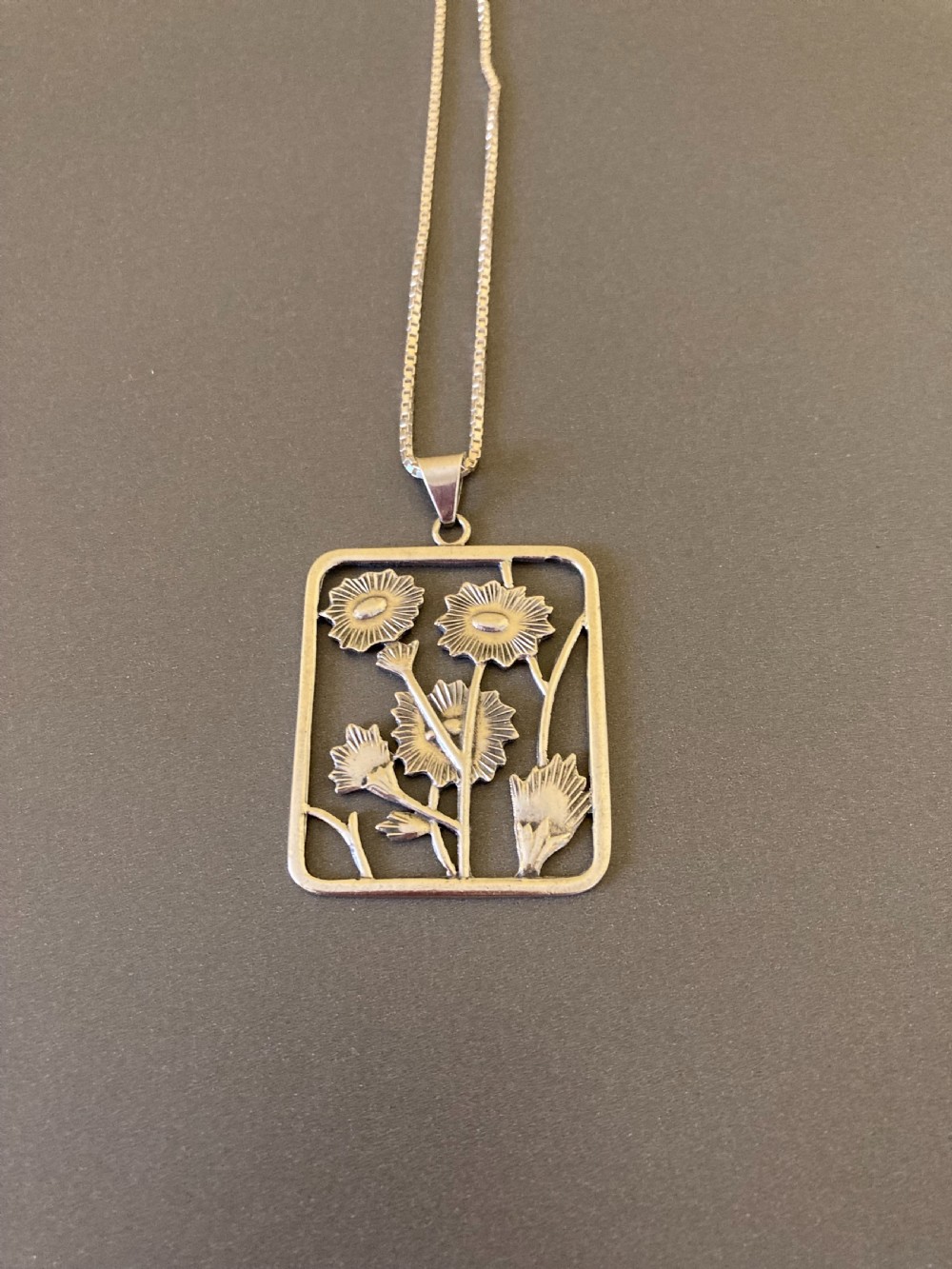 Danish Silver Pendant. 1960s. By Chr. Veilskov. View III