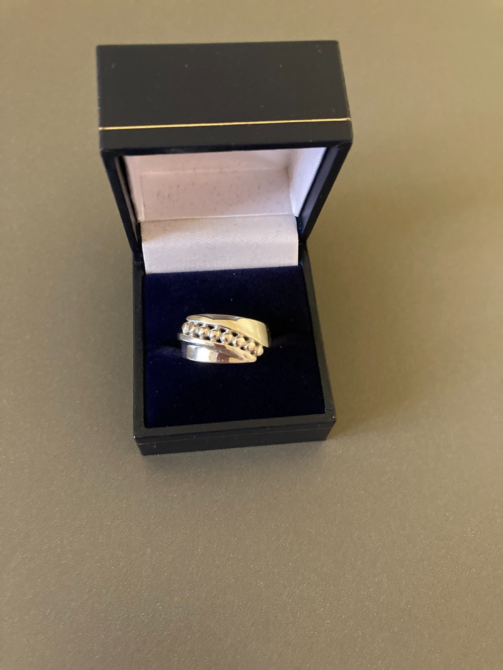 Danish Silver Ring. 1960s. By Randers Silver.