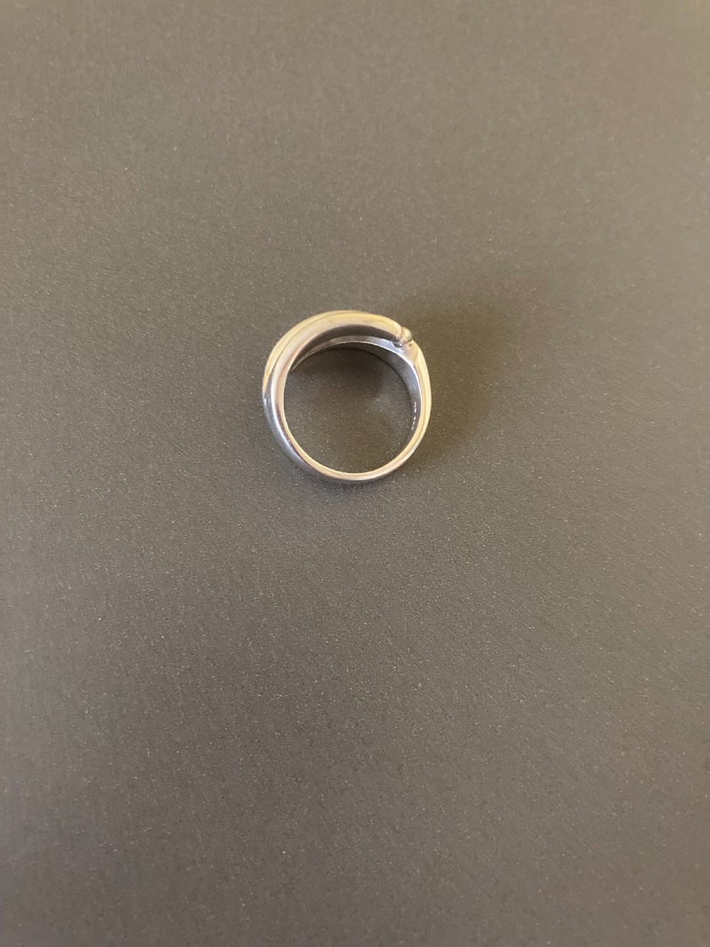 Danish Silver Ring. 1960s. By Randers Silver. View V