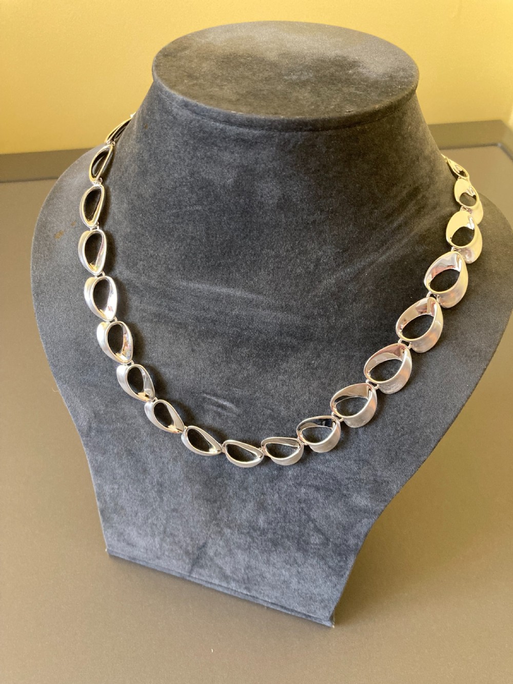 Danish Silver Necklace. 1960s. By Randers Silver View IV