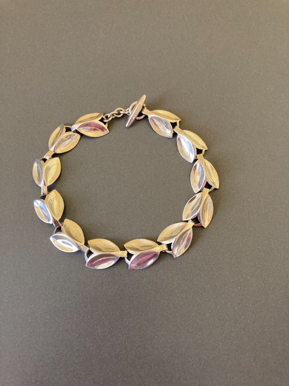 Danish Silver Bracelet. 1960s. By Hermann Siersbol.