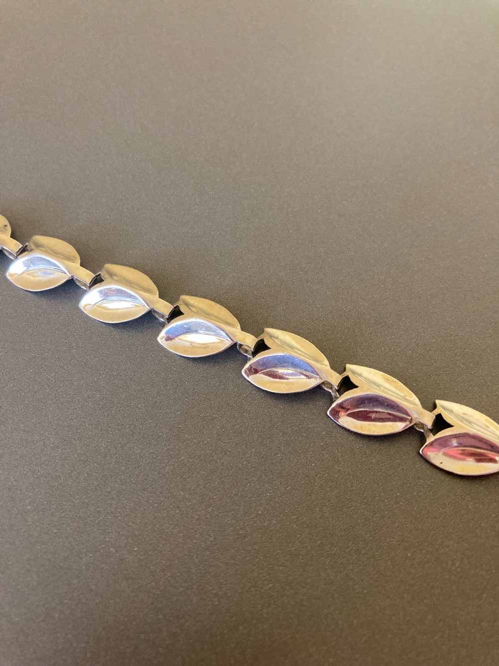 Danish Silver Bracelet. 1960s. By Hermann Siersbol. View III