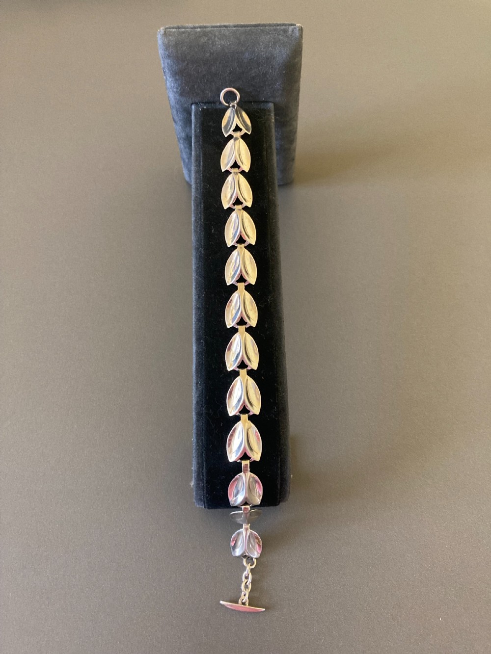 Danish Silver Bracelet. 1960s. By Hermann Siersbol. View IV
