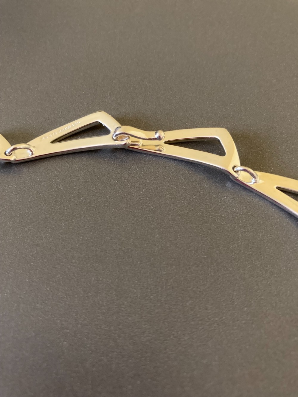 Danish Sterling Silver Necklace. By Randers Silver. View III