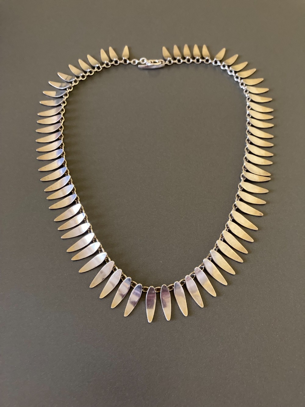 Danish Sterling Silver Necklace. By TH. Skat-Rordam.