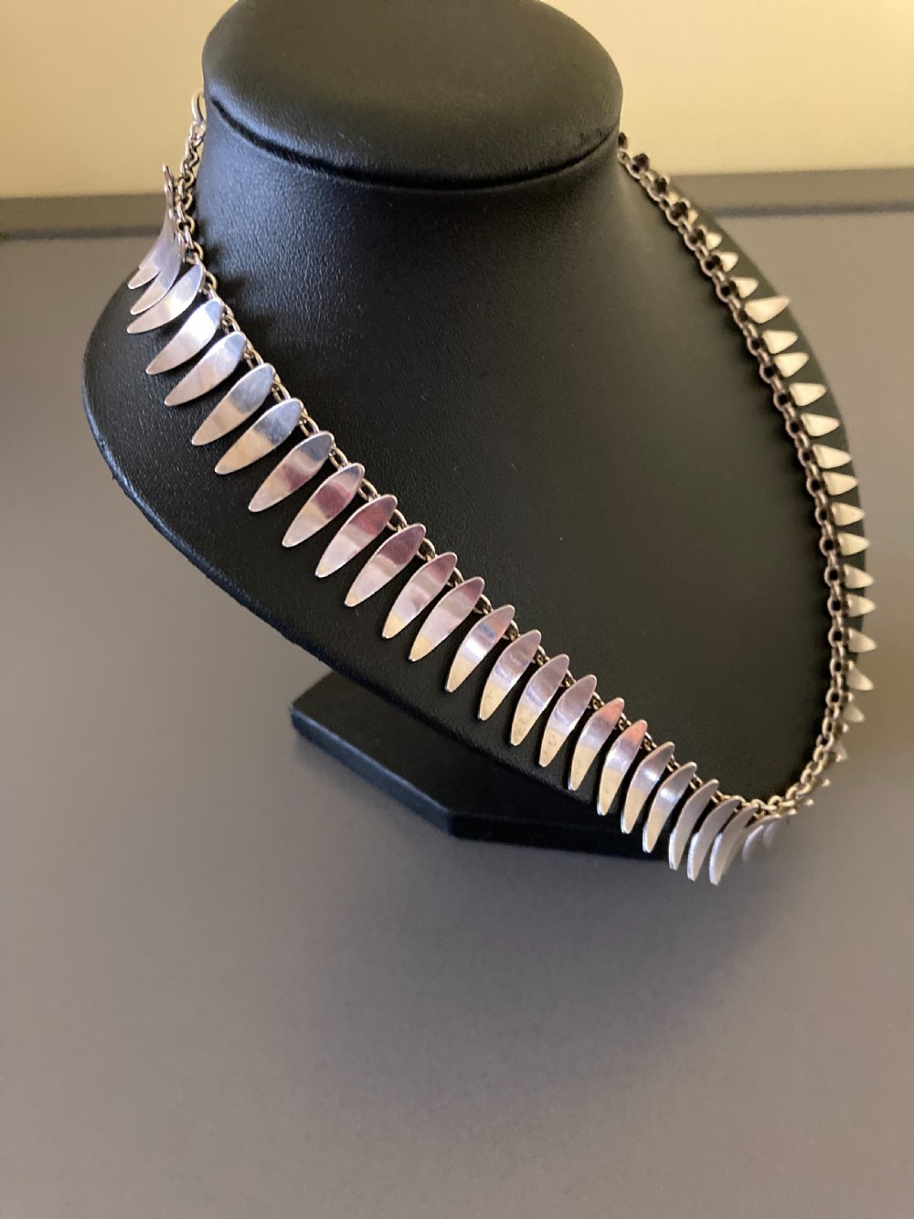 Danish Sterling Silver Necklace. By TH. Skat-Rordam. View III