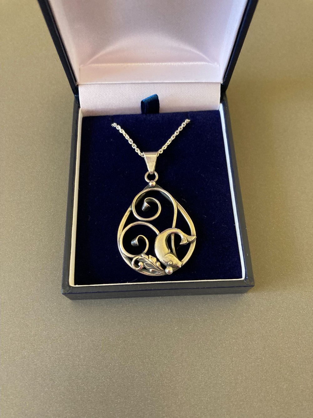 Danish Silver Pendant. 1950s. View IV