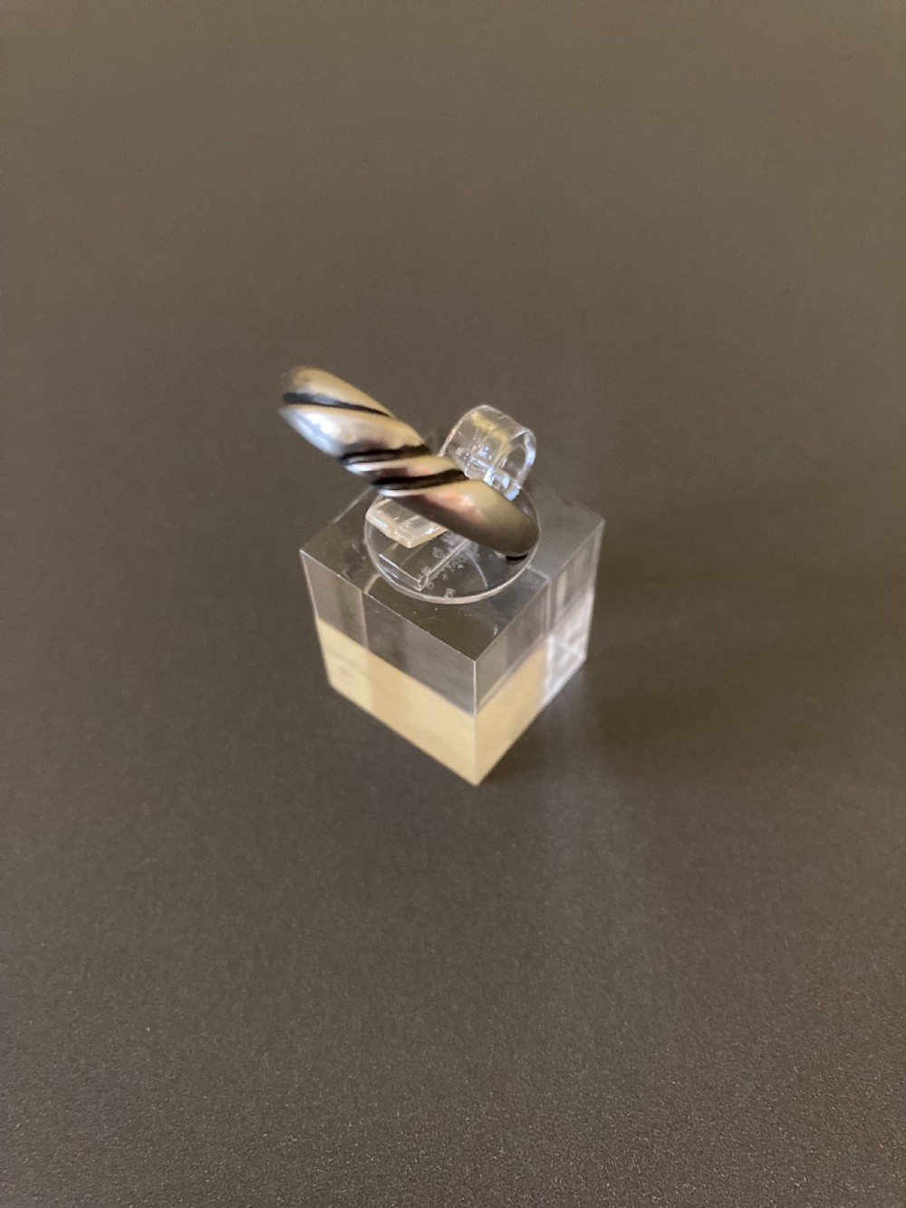 Georg Jensen Danish Silver Ring. 1960s. View III