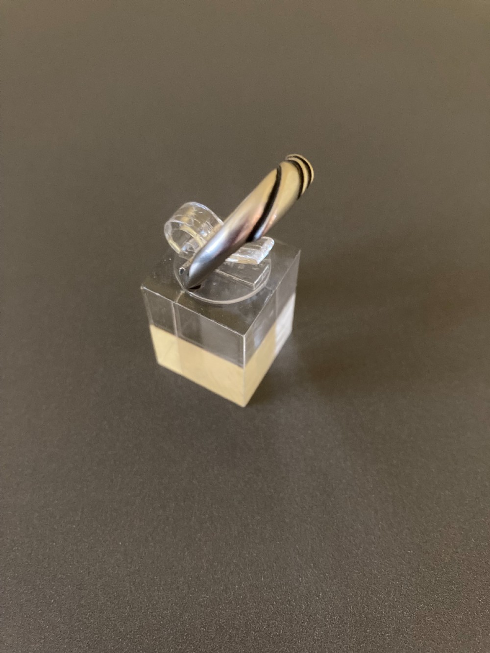 Georg Jensen Danish Silver Ring. 1960s. View IV