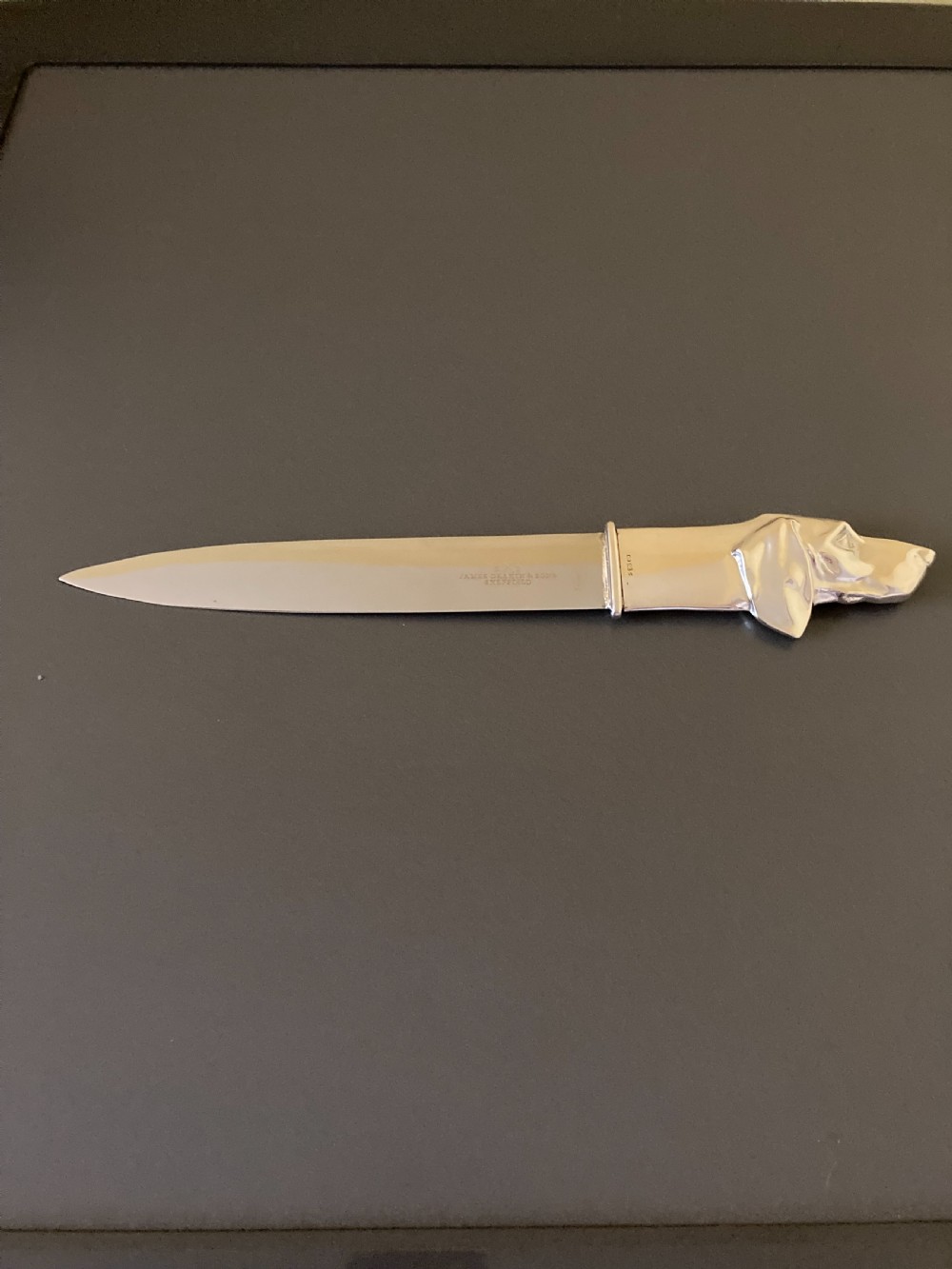 Danish Silver Letter Opener. C 1910 View II