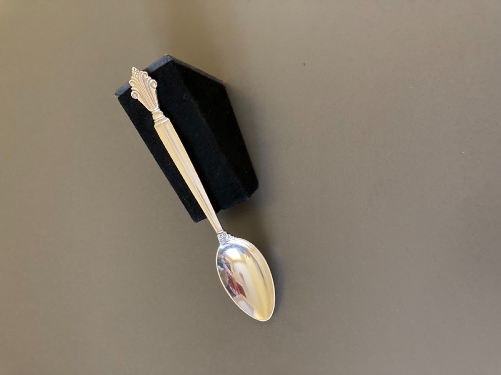 Georg Jensen Danish Silver Spoon. 1926. View II