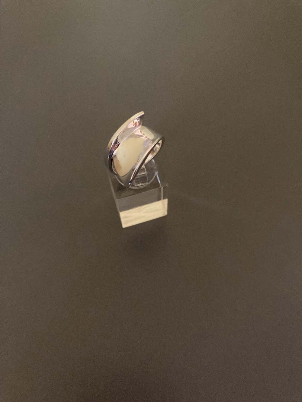 Danish Silver Ring. 1960s. By Randers Silver. View II