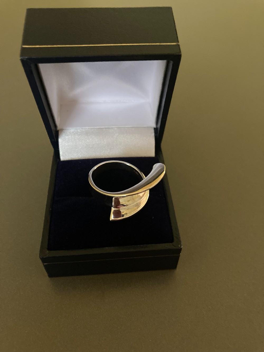Danish Silver Ring. 1960s. By Randers Silver. View V