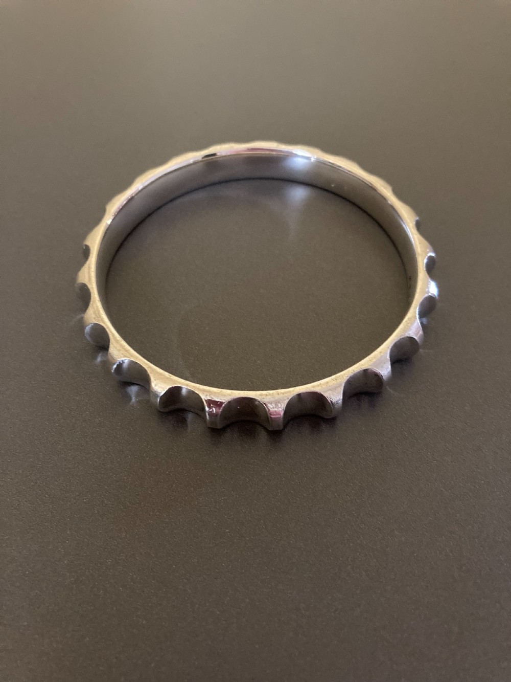 Georg Jensen Danish Silver Bangle. By Nanna Ditzel.