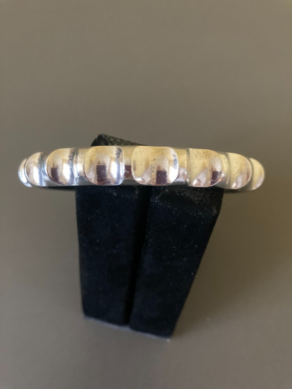 Georg Jensen Danish Silver Bangle. By Nanna Ditzel. View V