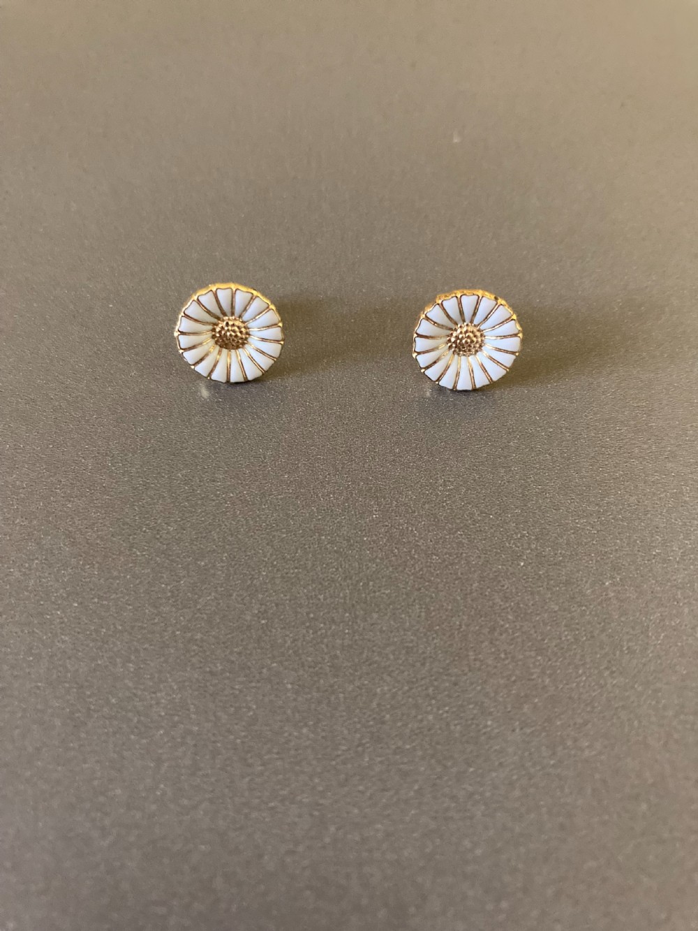 Georg Jensen Danish Silver  Daisy Earrings.