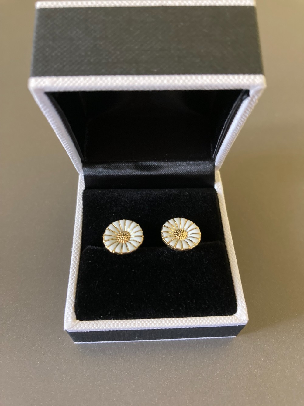 Georg Jensen Danish Silver  Daisy Earrings. View III