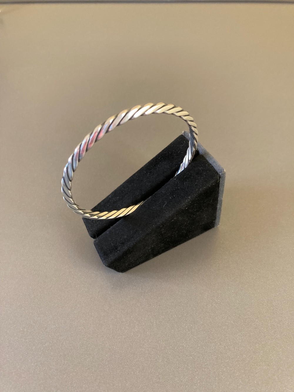 Danish Silver Bangle. 196os. By Randers Silver View III