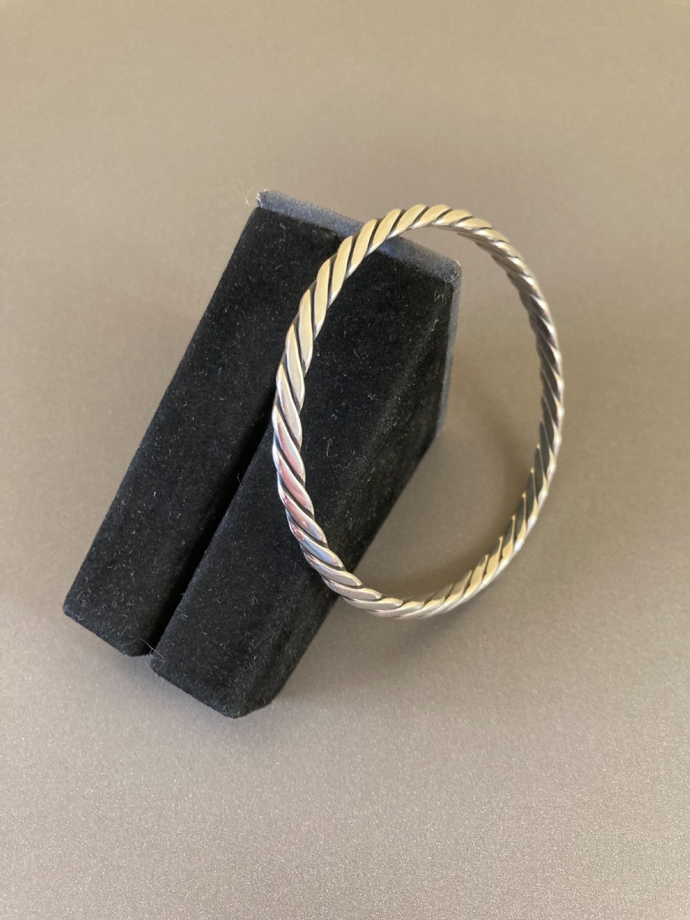 Danish Silver Bangle. 196os. By Randers Silver View IV