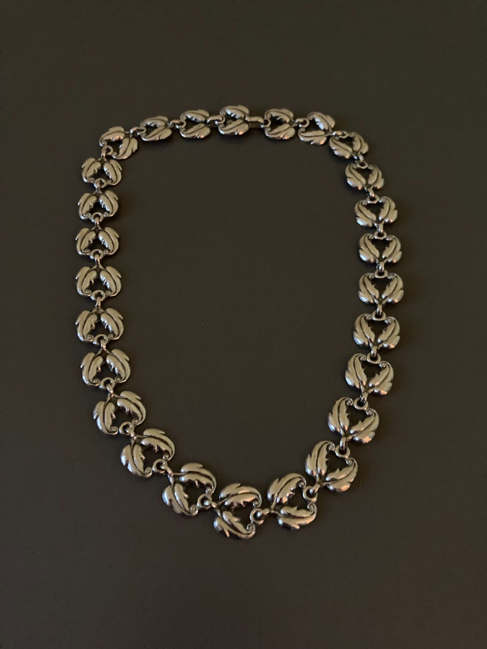 Danish Silver Necklace. 1950s.
