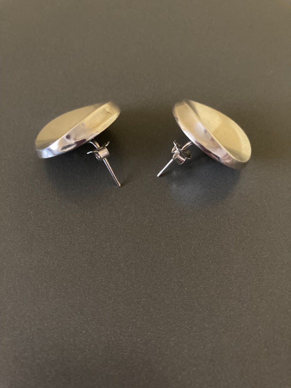 Georg Jensen Danish Silver Earrings. By Nanna Ditzel. View IV