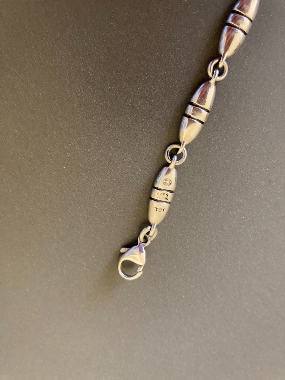 Georg Jensen Danish Silver Bracelet. 1960s. View III