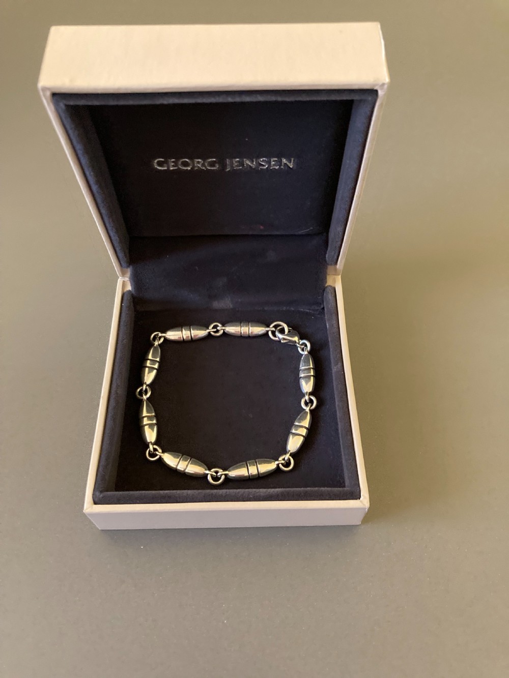 Georg Jensen Danish Silver Bracelet. 1960s. View V