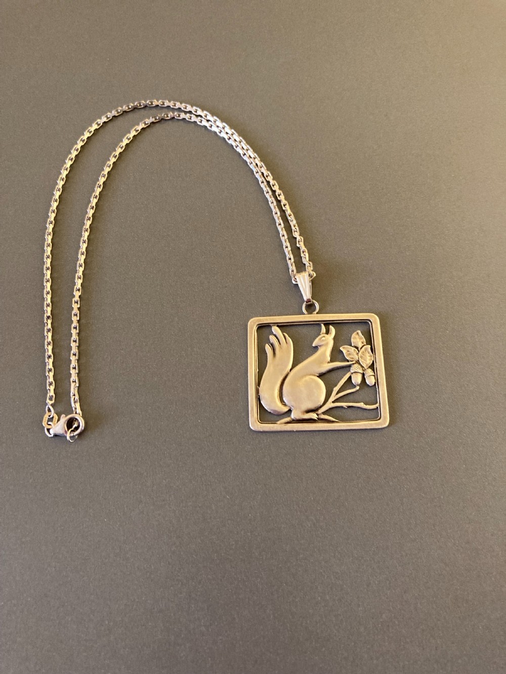 Danish Silver Pendant. 1940s. By C. Brumberg Hansen.