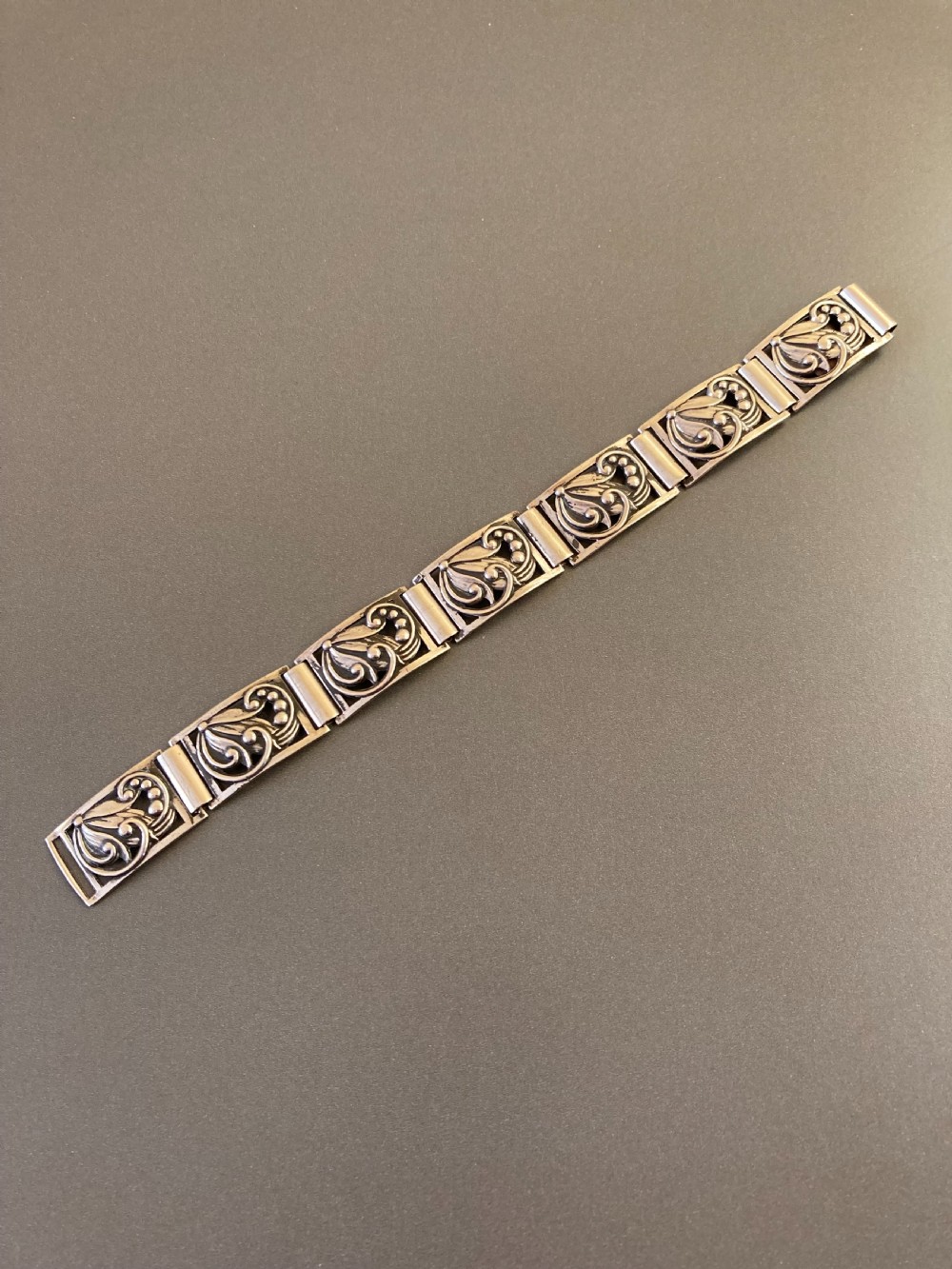 Danish Silver Bracelet. 1950s.