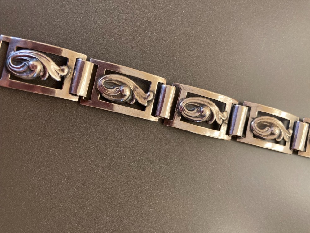 Danish Silver Bracelet. By Chr. Veilskov. View II