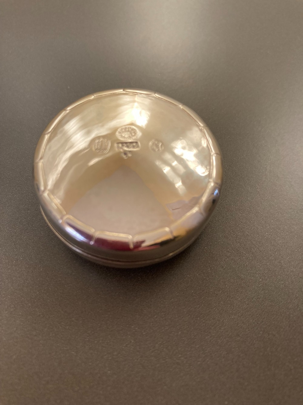 Georg Jensen Danish Silver Pillbox.  View V