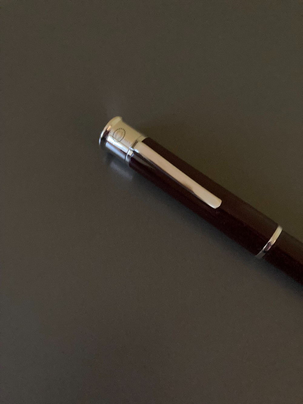Georg Jensen Danish Silver and Enamel Fountain Pen. View II