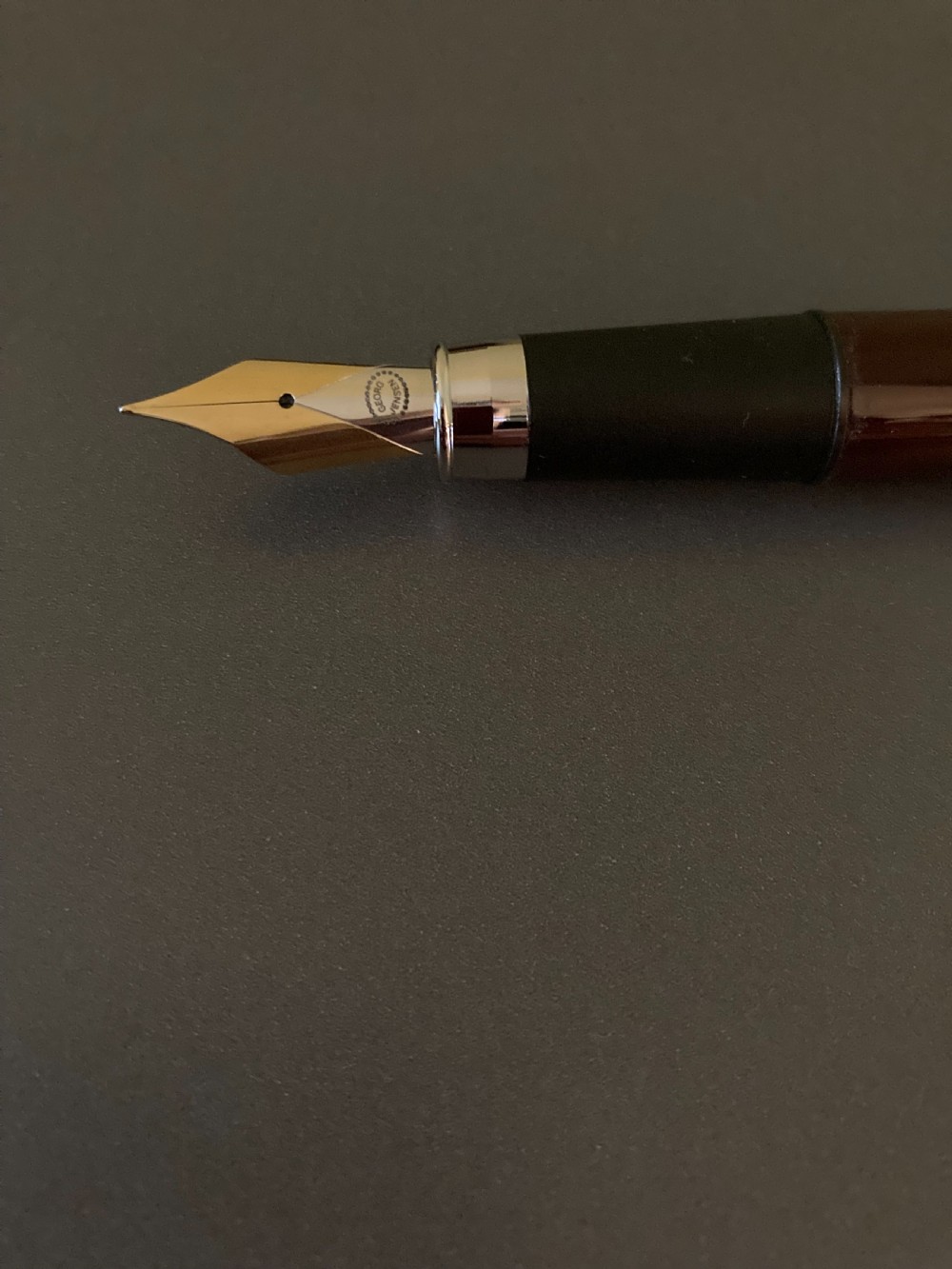 Georg Jensen Danish Silver and Enamel Fountain Pen. View IV