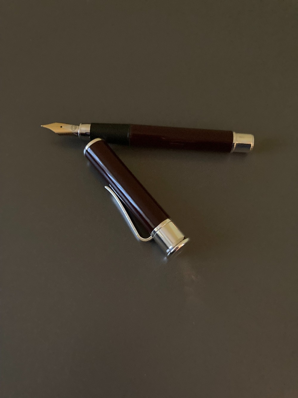 Georg Jensen Danish Silver and Enamel Fountain Pen. View V