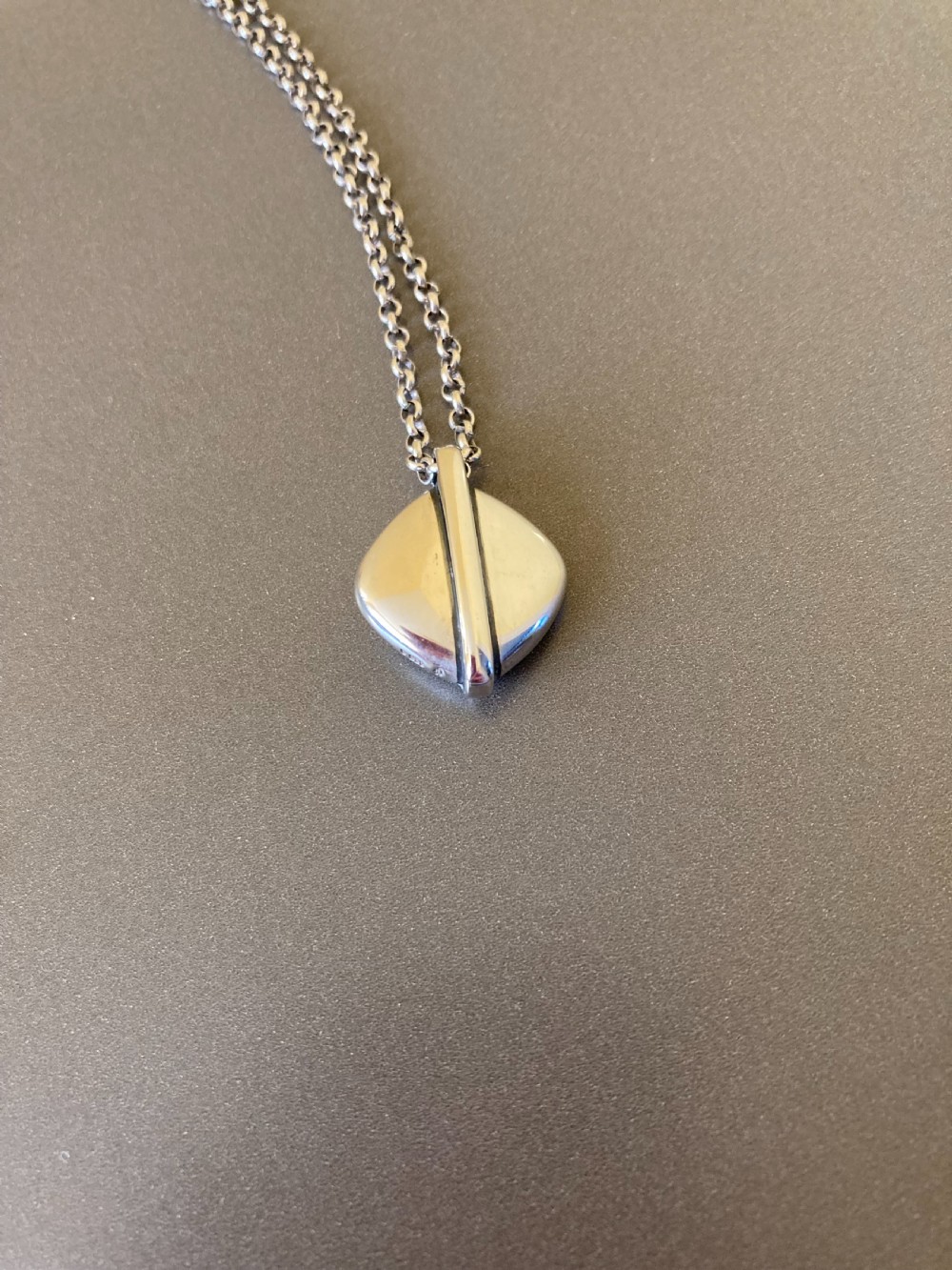 Georg Jensen Danish Silver Pendant. View III
