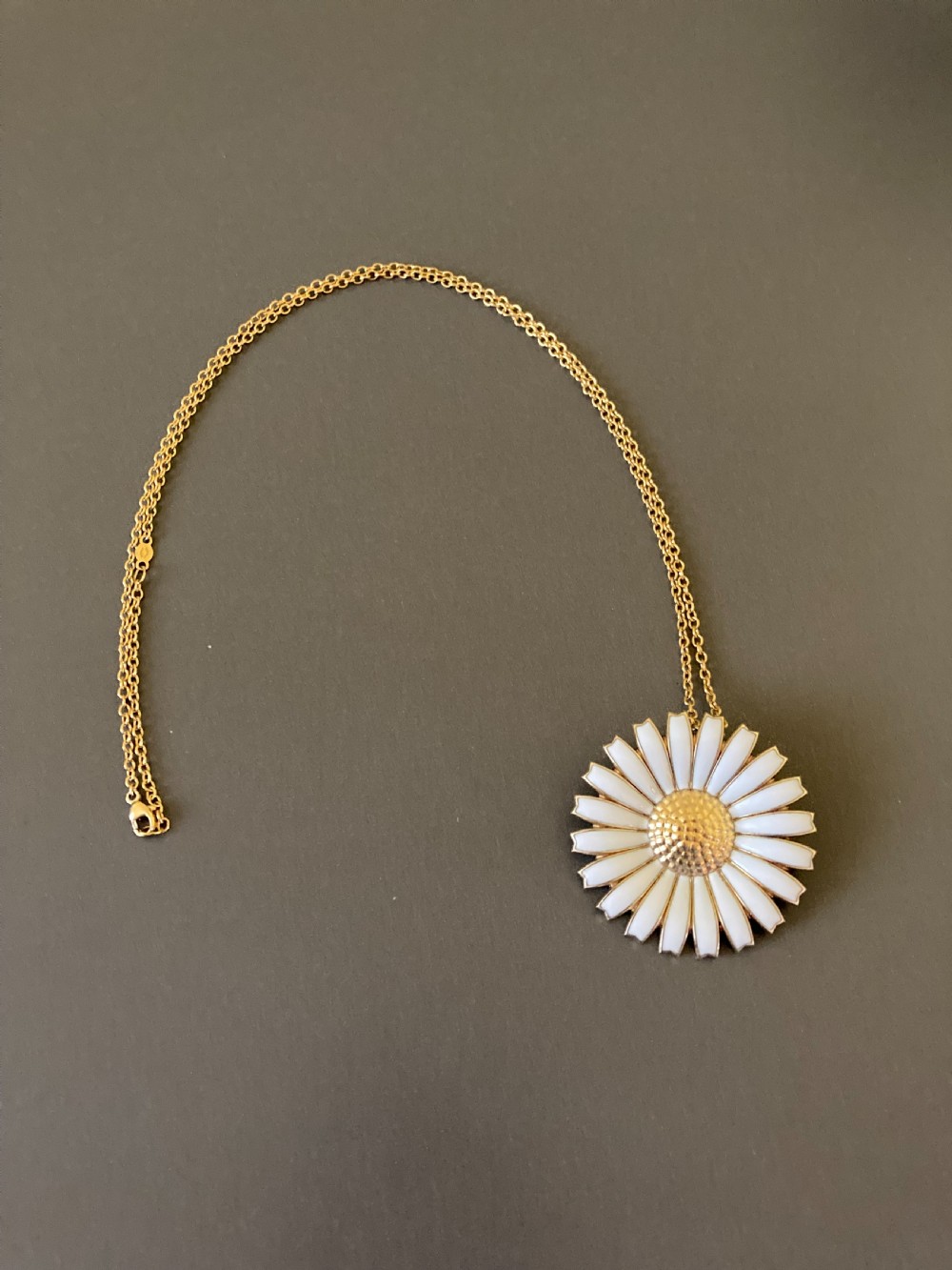 Georg Jensen Danish Silver Gilt and Enamel 