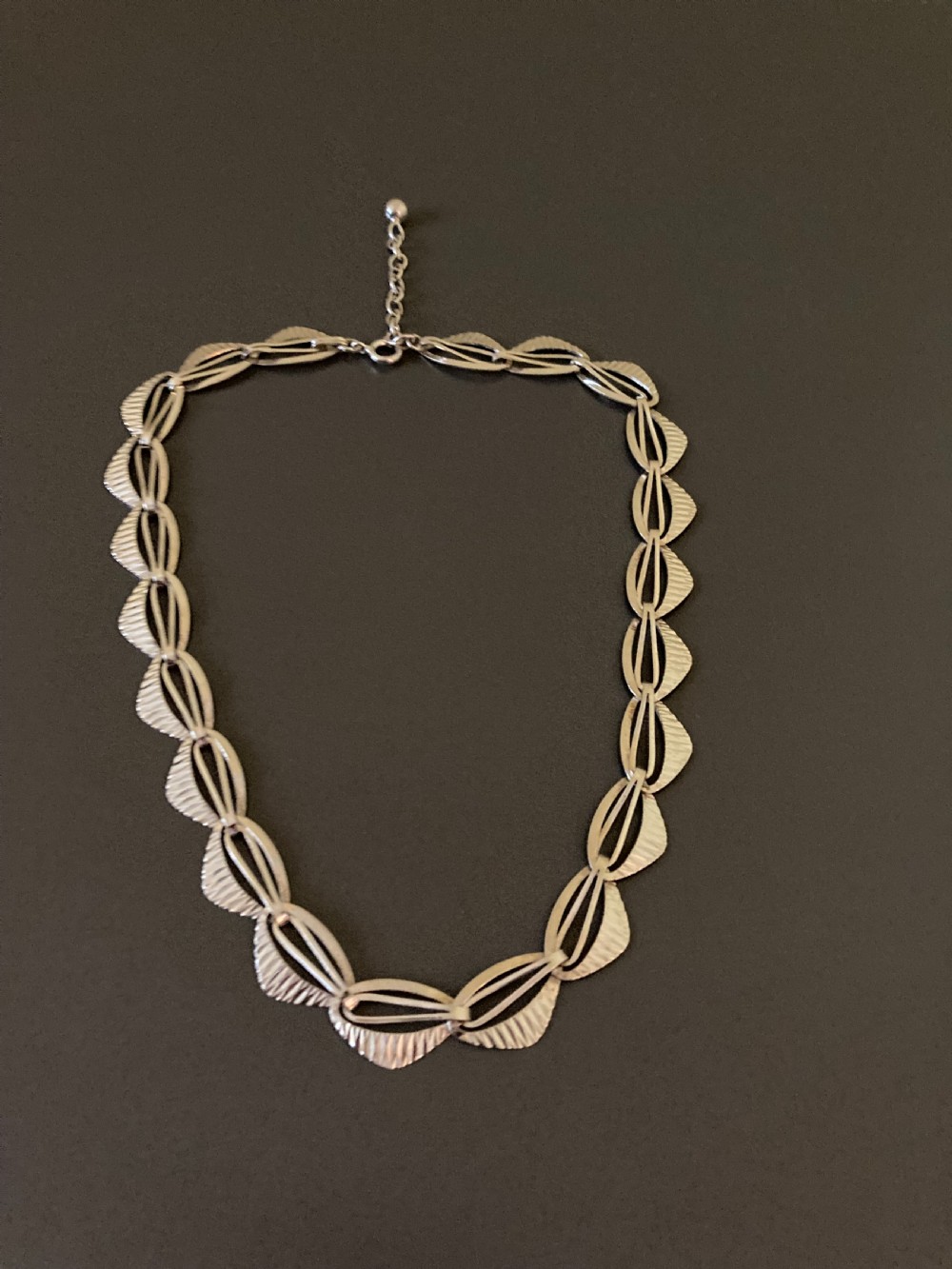 Danish Silver Necklace. 1950s. View IV