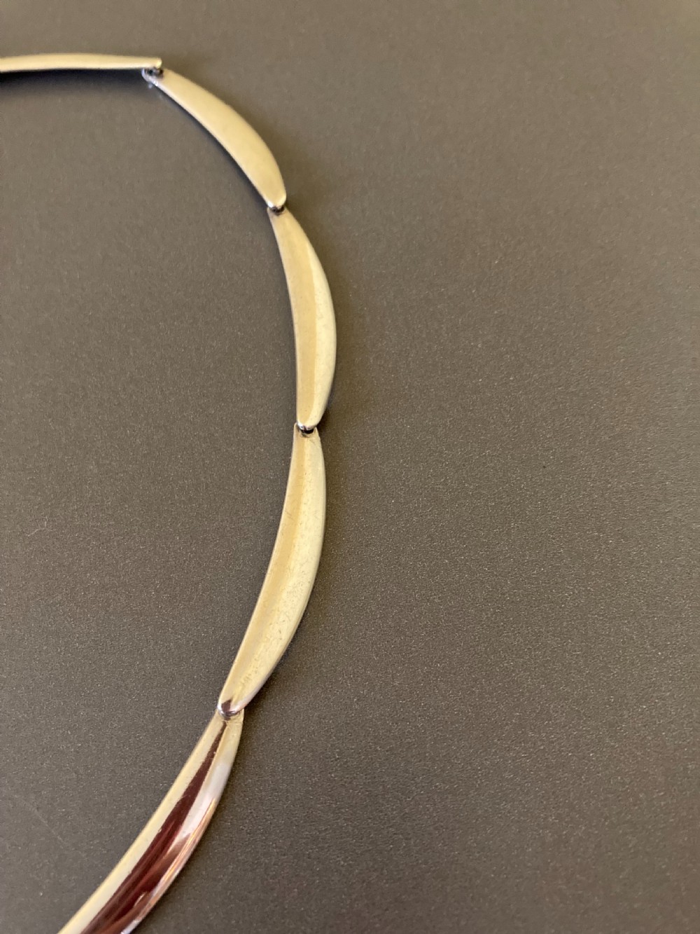 Danish Silver Necklace. 1960s. By Th Skat-Rordam. View II