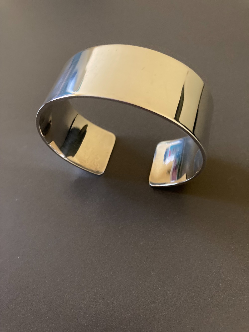 Danish Silver Bangle. 1960s. View III