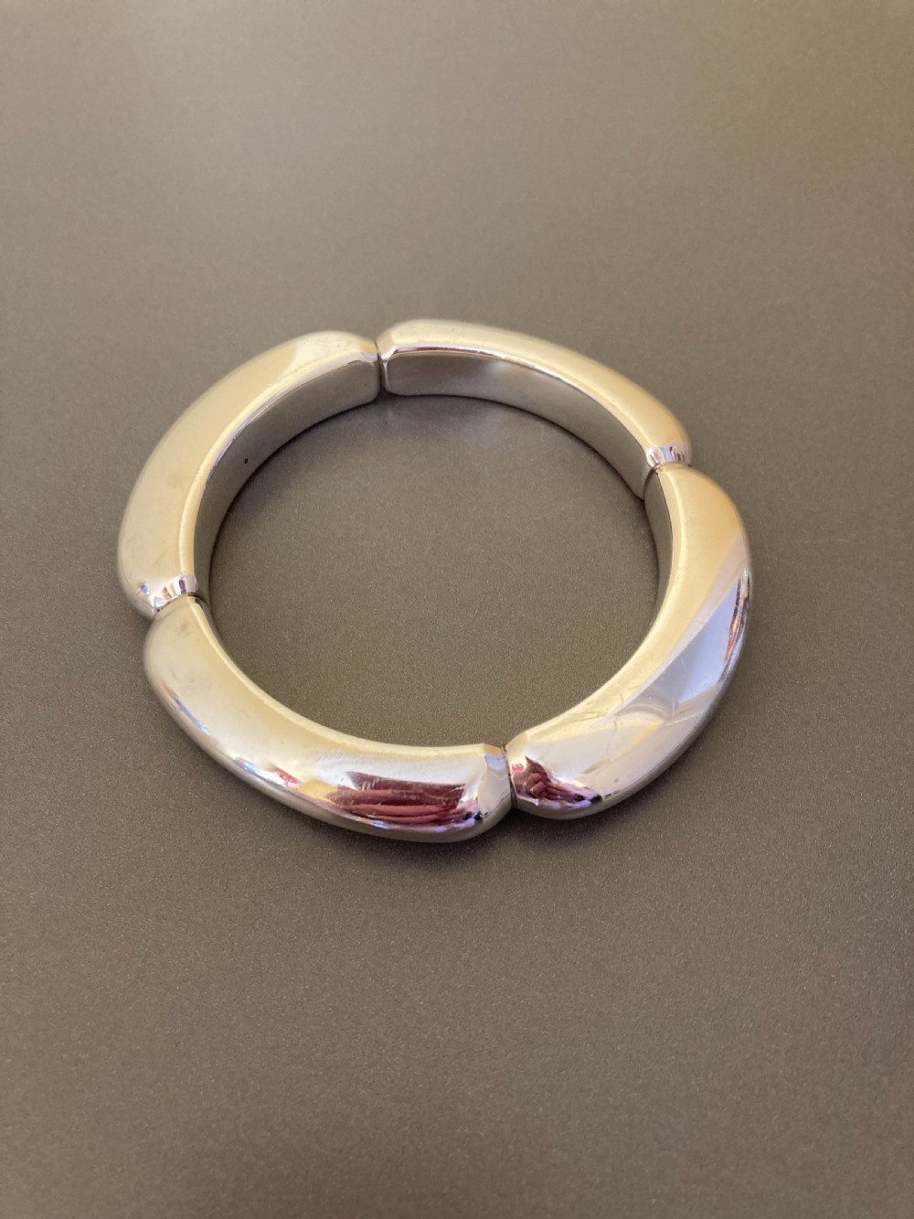 Georg Jensen Danish Silver Bangle. No 253. 1960s. View II