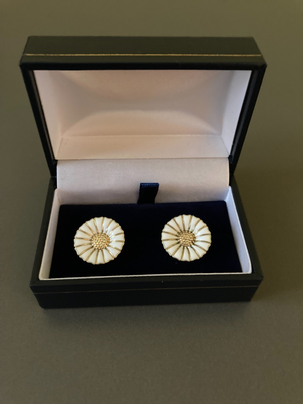 Georg Jensen Danish Silver Gilt and Enamel 