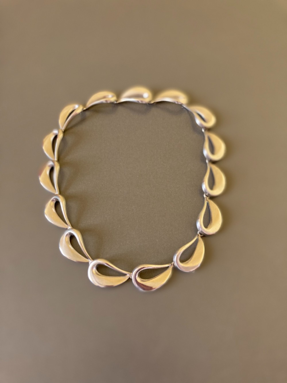 Hans Hansen Danish Silver Necklace.