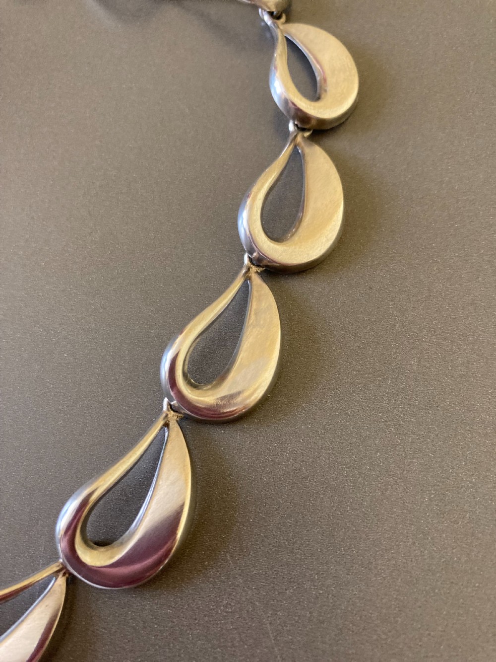 Hans Hansen Danish Silver Necklace. View II