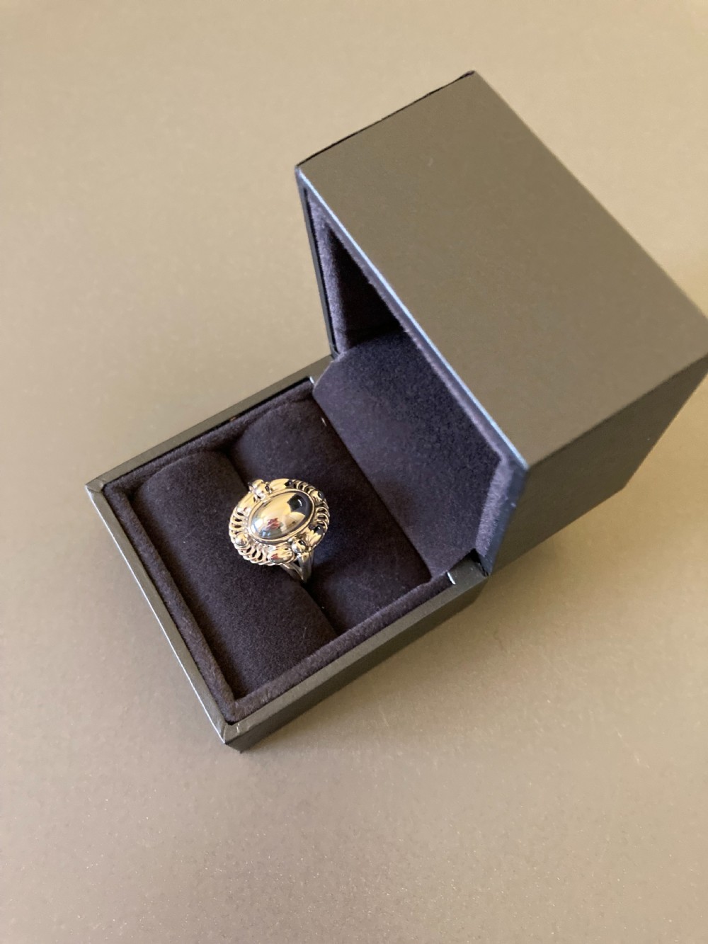 Georg Jensen Danish Silver Ring. No 1A. View II